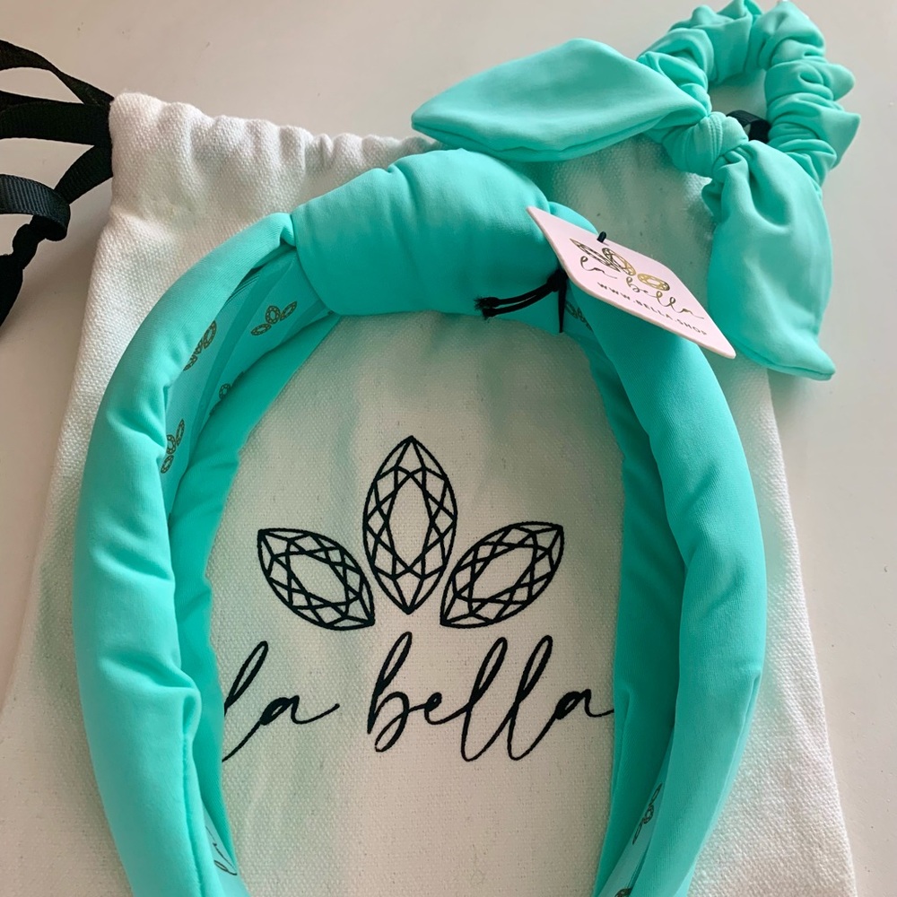 La Bella Bora Bora Neoprene Headband & Scrunchie Set